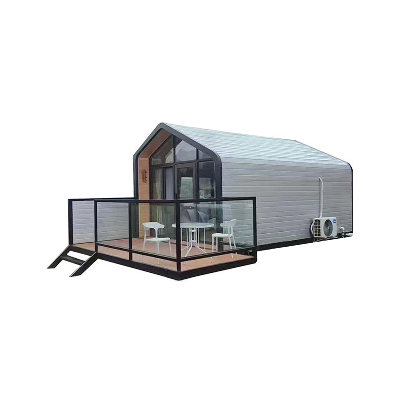 How does modular design enable the rapid construction, flexible assembly, and complete mobility of mobile villas?