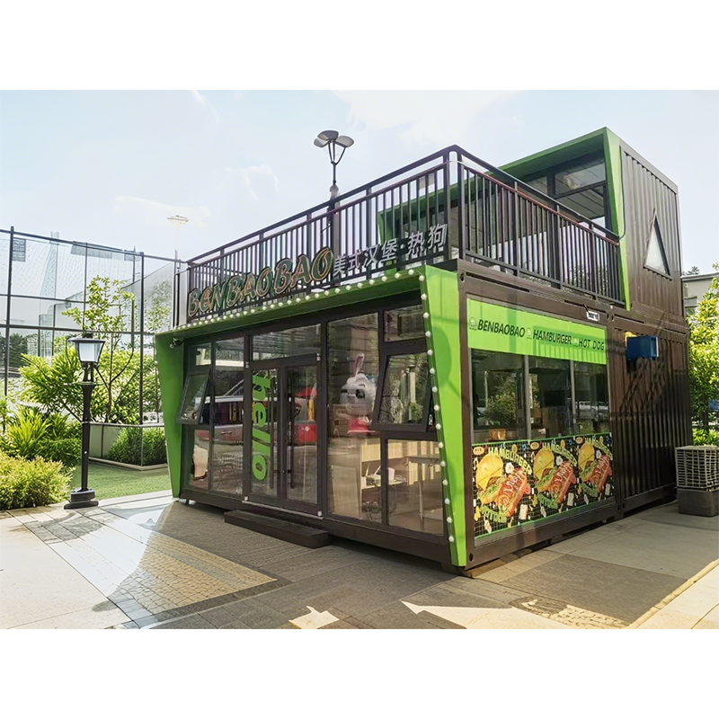 What impact does the assembly process of a corrugated container house have on its overall stability?