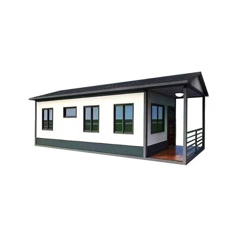 How can the exterior design of a modern steel-structured mobile villa blend modern aesthetics with practicality?